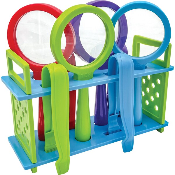 Teacher Created Resources Up-Close Science, Magnifying Glasses & Tweezers Activity Set TCR20368 - main